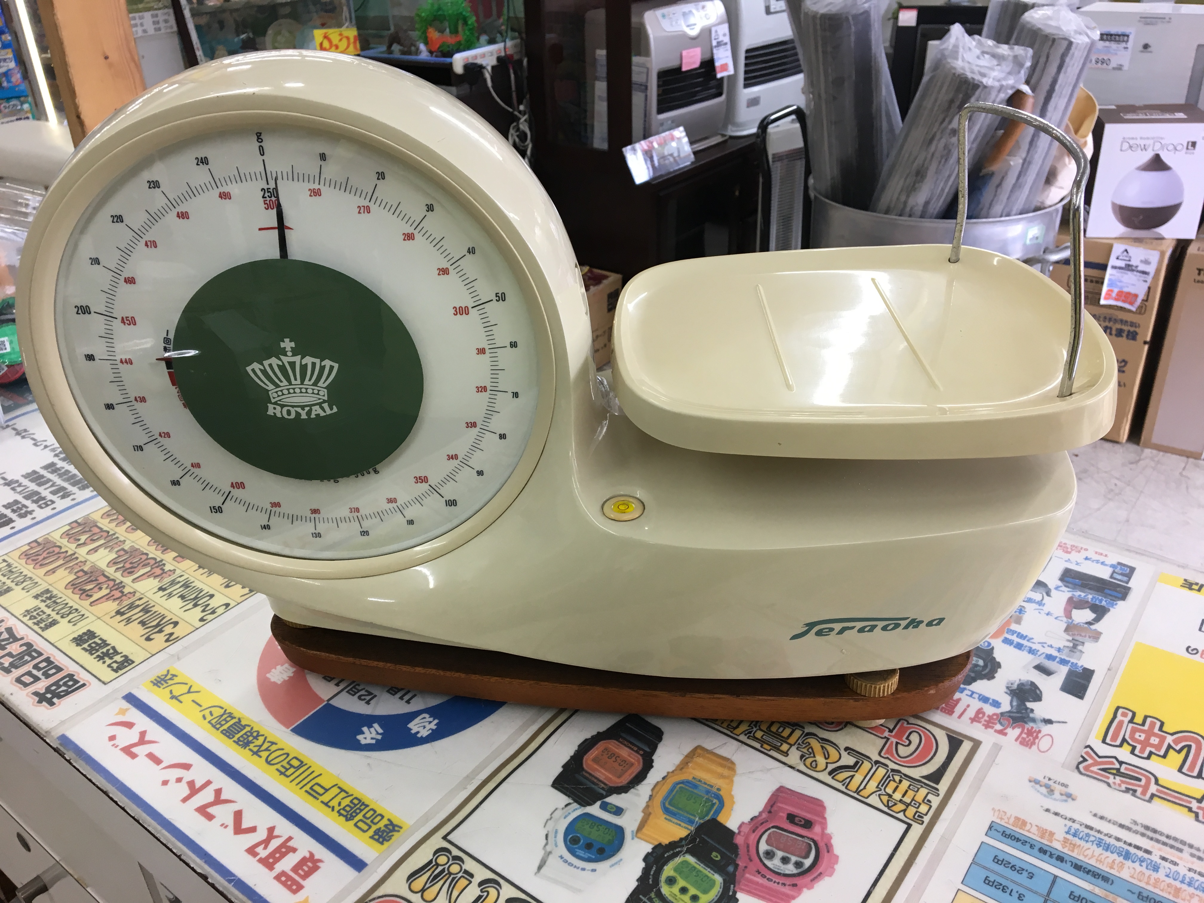 寺岡式二回転横皿秤ROYAL 柳宗理デザイン 入荷！リサイクルショップ愛